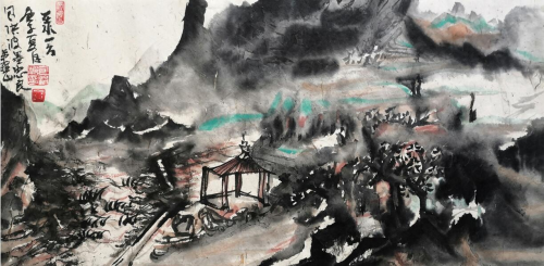 包洪波|逸兴遄飞·洪波涌起——评包洪波先生的新写意山水