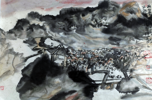 包洪波|逸兴遄飞·洪波涌起——评包洪波先生的新写意山水