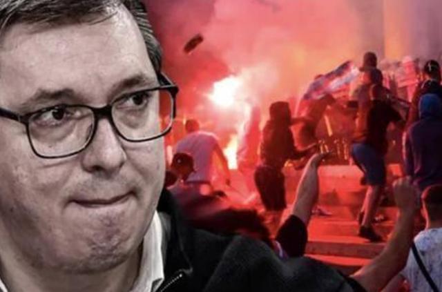 塞尔维亚_时政|塞尔维亚爆发连日骚乱，警方已逮捕至少71人，其中包括英国人