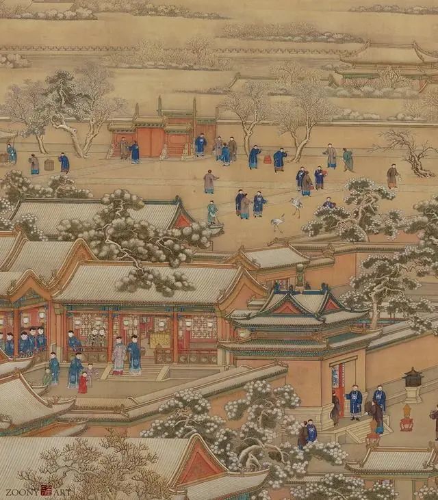 千里江山图|中国古画里的“细节控”，带孩子看一百遍都不够！