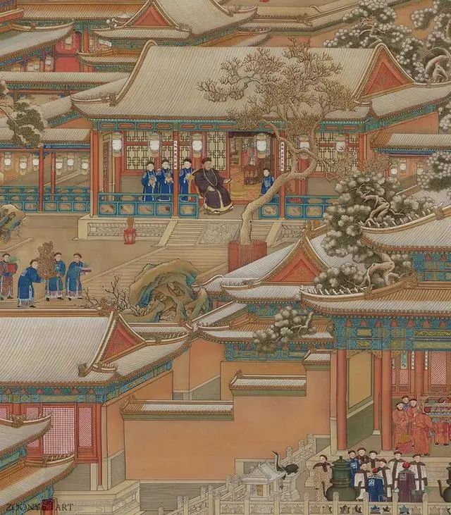 千里江山图|中国古画里的“细节控”，带孩子看一百遍都不够！