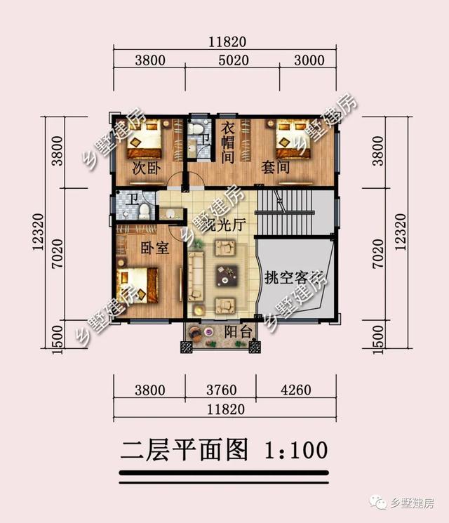 118x12米农村三层小别墅简约低奢风演绎非凡气质