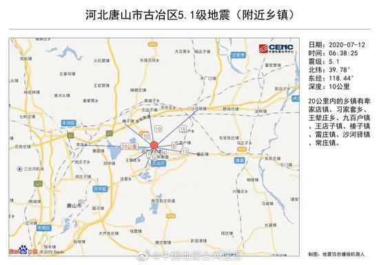 地震|7·12唐山连发3次地震！专家：近期5级以上地震可能性也不会很大
