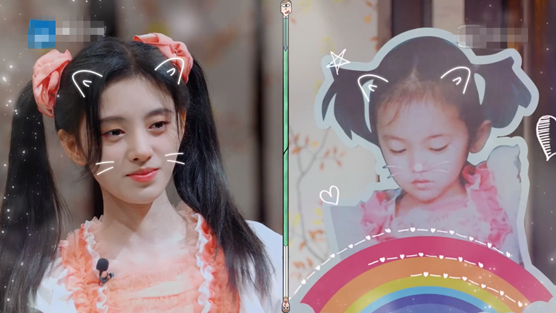 鞠婧祎|鞠婧祎太做作被杨迪吐槽，童年照还要P图加滤镜！当场戳穿好尴尬