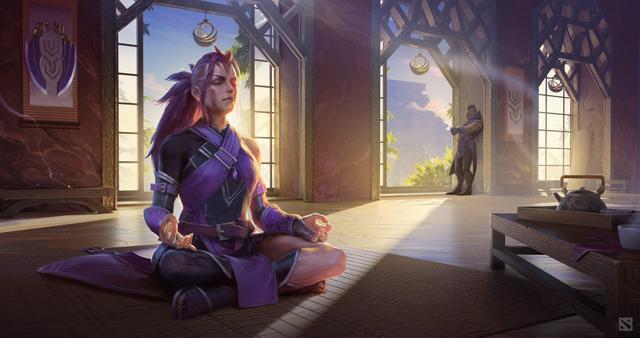 DOTA2官方公布了Ti10新皮肤 中国风女法师来得有点帅！