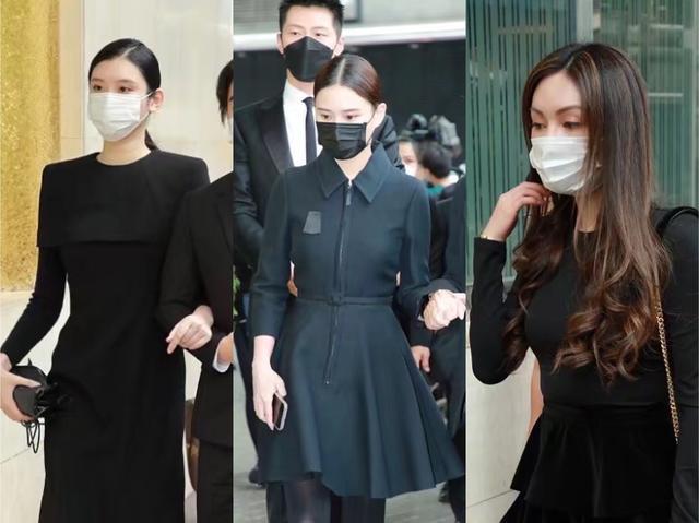 赌王葬礼原配孙女顶红头发外孙女只穿背心到底是原配家身份底气足