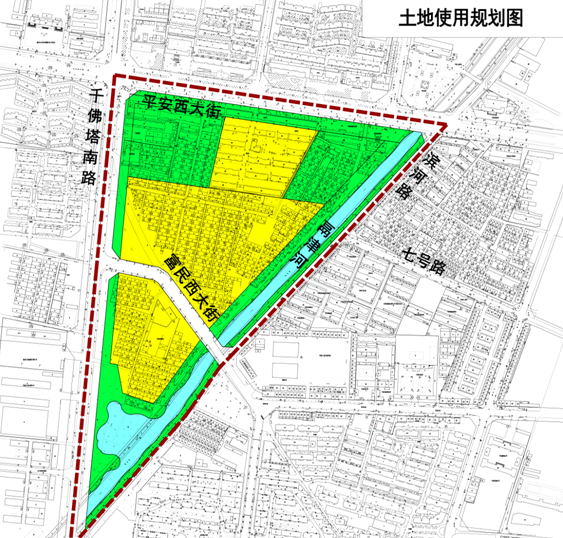 居住與綠地雙環繞,享河道景觀,德州這一三角地塊規劃通過評審!