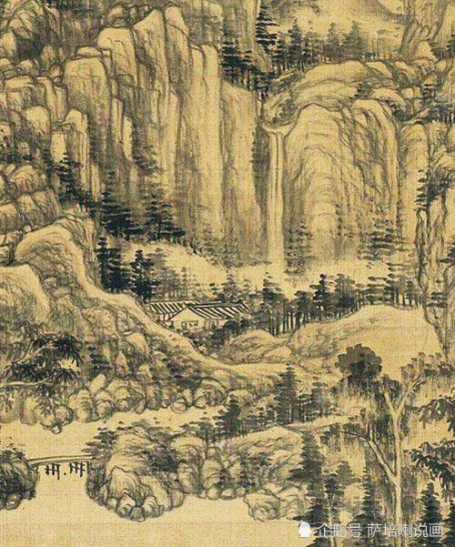 董邦达|副业比主业出色，清代官员画家董邦达绘《秋山草堂》