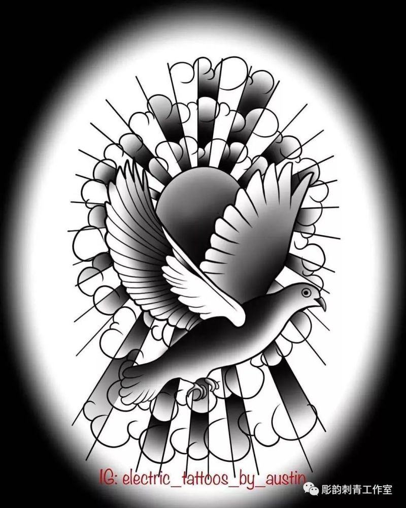 鸽子纹身刺青图集