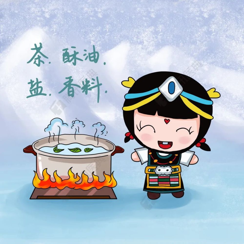 早了一千年这比17世纪荷兰人喝奶茶就是现在奶茶的鼻祖——酥油茶制成