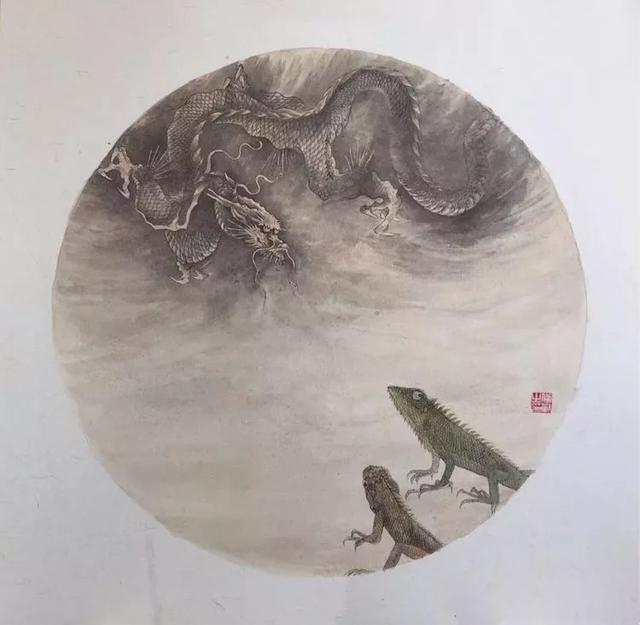 工笔画|刘备战国画工笔画作品欣赏