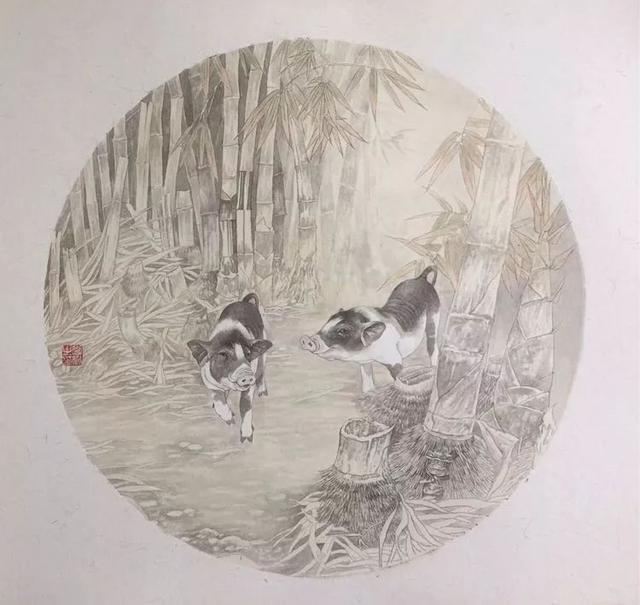 工笔画|刘备战国画工笔画作品欣赏