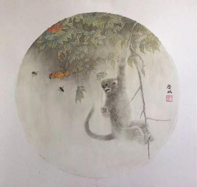 工笔画|刘备战国画工笔画作品欣赏