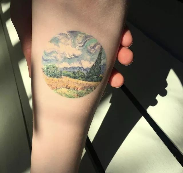 爱德华·蒙克|纹身师100％还原世界名作，这还原度也太高了吧！