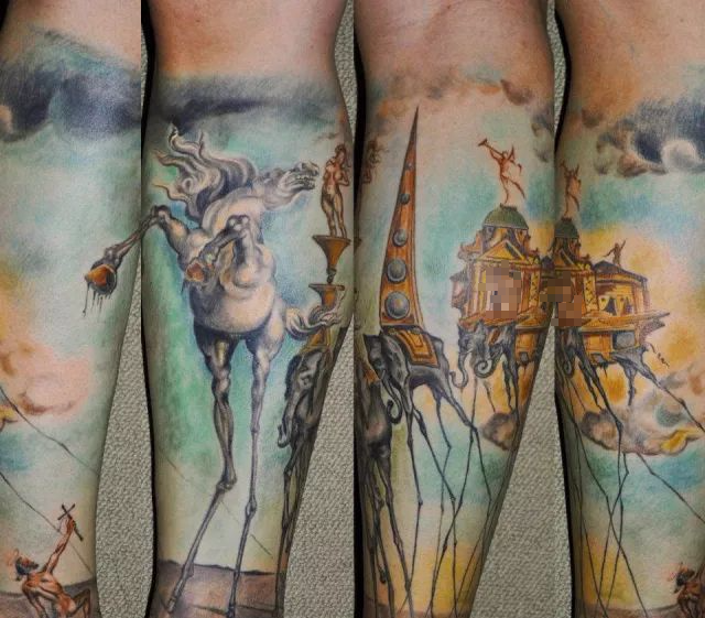 爱德华·蒙克|纹身师100％还原世界名作，这还原度也太高了吧！