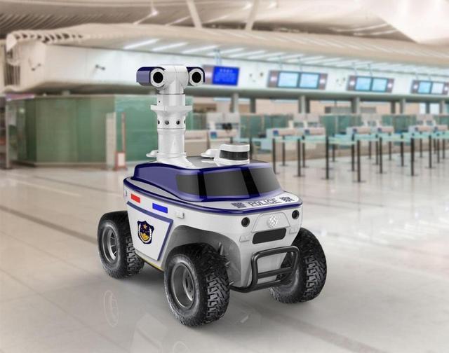 别眨眼智能安防巡逻机器人来了安保建设的悍将为你的安全保驾护航