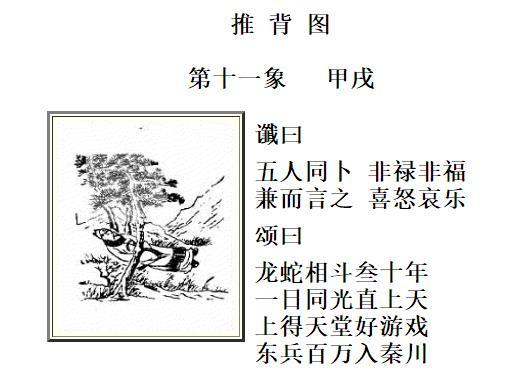 首先我们先来看一下十一象卦图:02卦图《推背图》是唐朝著名卦学大师