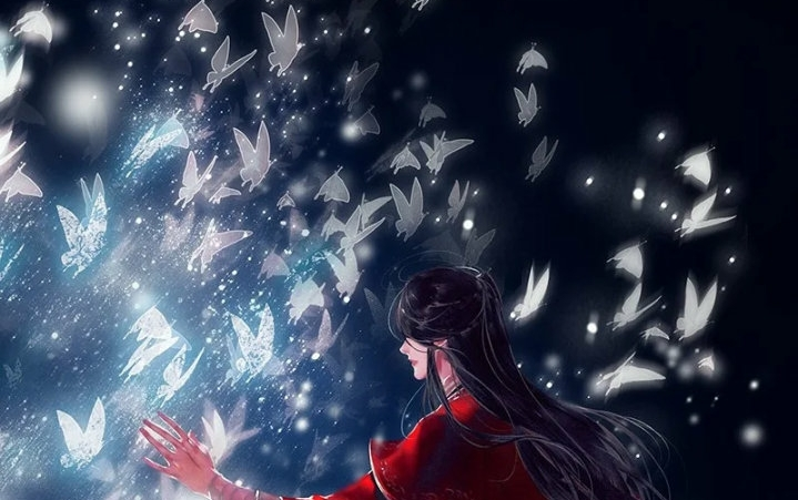 天官赐福谢怜为何盖着红盖头还拉着花城如梦似幻的浪漫