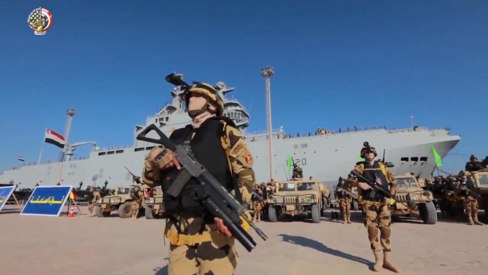 埃及在临近利比亚边境举行军演 海陆空精锐尽出 军事干预迫在眉睫