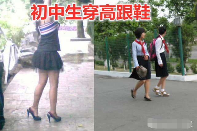 小學生vs初中生vs高中生都喜歡穿高跟鞋而大學生笑了