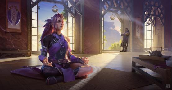 burning徐志雷女装出神入化,演绎dota2最美敌法师!