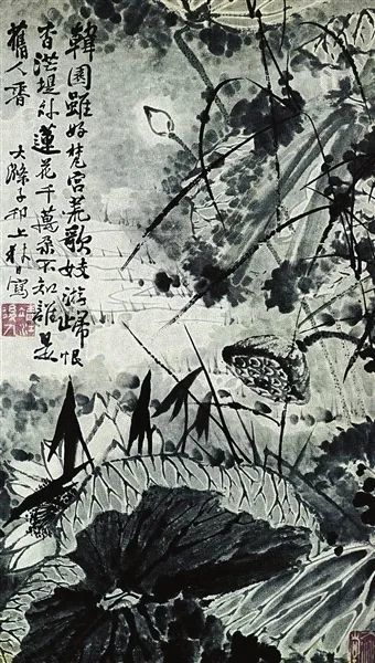 石涛|【别开生面】赏石涛泼墨荷花，真过瘾！