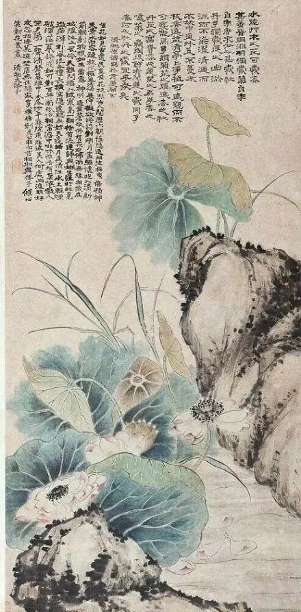 石涛|【别开生面】赏石涛泼墨荷花，真过瘾！