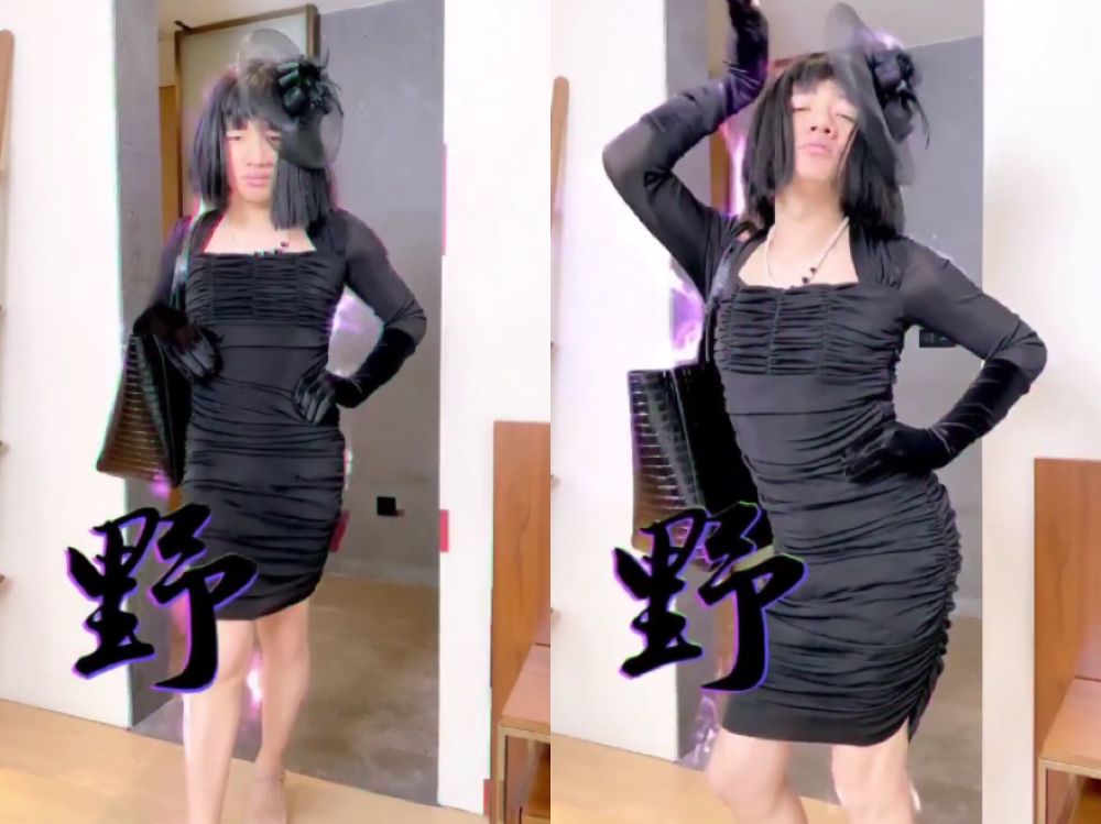 李亚男|王祖蓝玩盲搭挑战，穿女装比老婆还性感，李亚男挺孕肚四肢纤细