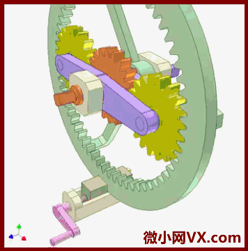 齿轮传动原理图动画图片