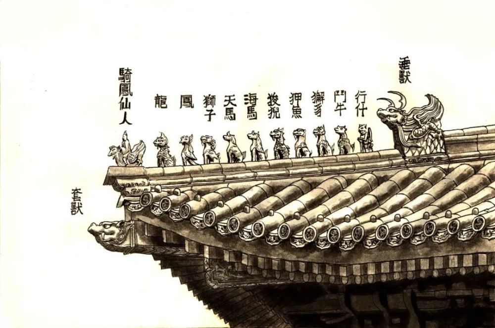 螭吻|屋脊上的千年守望，读懂孝陵神兽