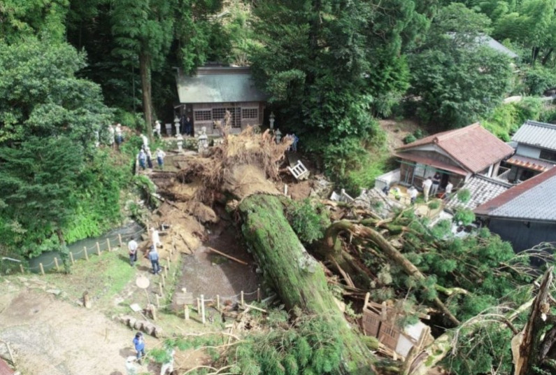 日本九州|日本九州暴雨受灾，八百年神社、明治遗产遭破坏