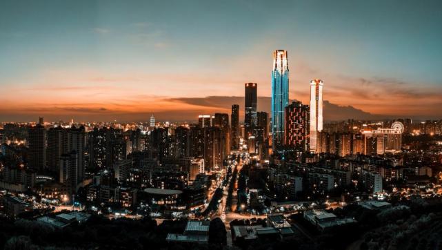 南宁东盟商务区夜景