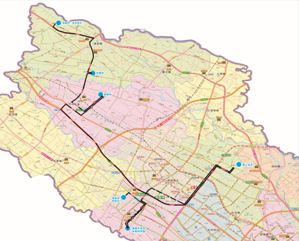 既好且快成都郫都区安德街道高质量打造城乡融合发展示范环线