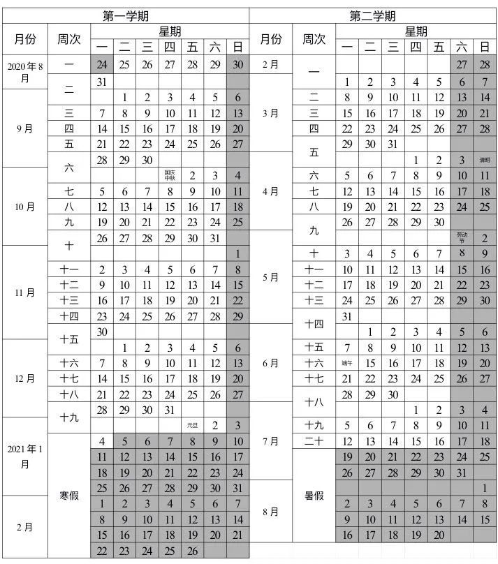 最新！呼和浩特又一所高校秋季开学时间确定！附：校历