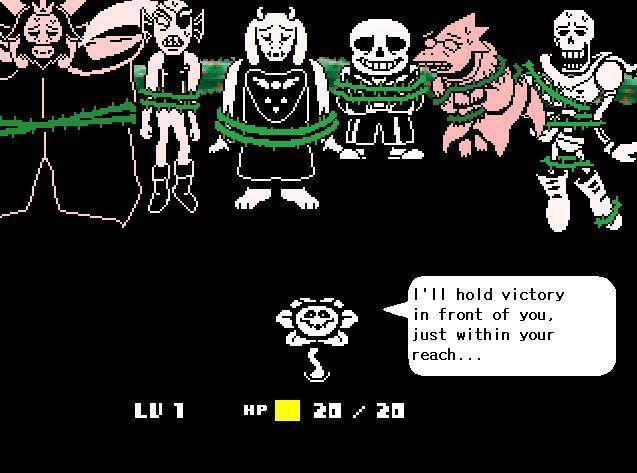 传说之下:最大的恶人是flowey,无论什么结局我都想打败他