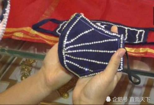 印度_社会|我的是钻石的！继黄金口罩后 印度再现近4万元钻石口罩