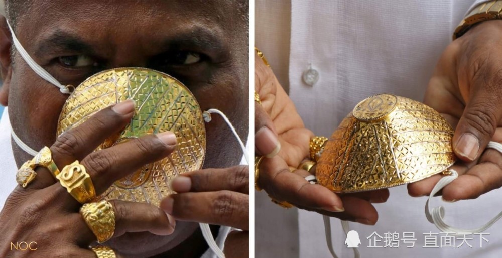 印度_社会|我的是钻石的！继黄金口罩后 印度再现近4万元钻石口罩