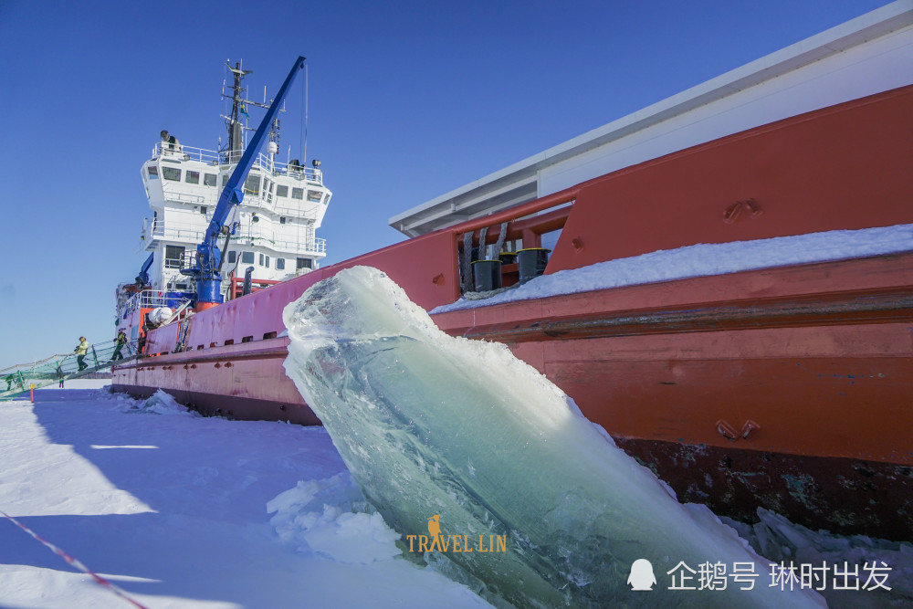 乘坐polar explorer破冰船 聽冰面破裂的聲音