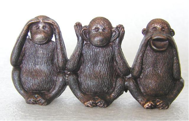 不看,不听,不说的三不猴,多国都有其来源,是历史上的巧合吗?