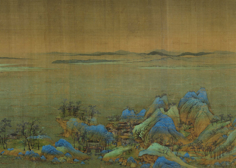 千里江山图|欣赏王希孟的“千里江山图”