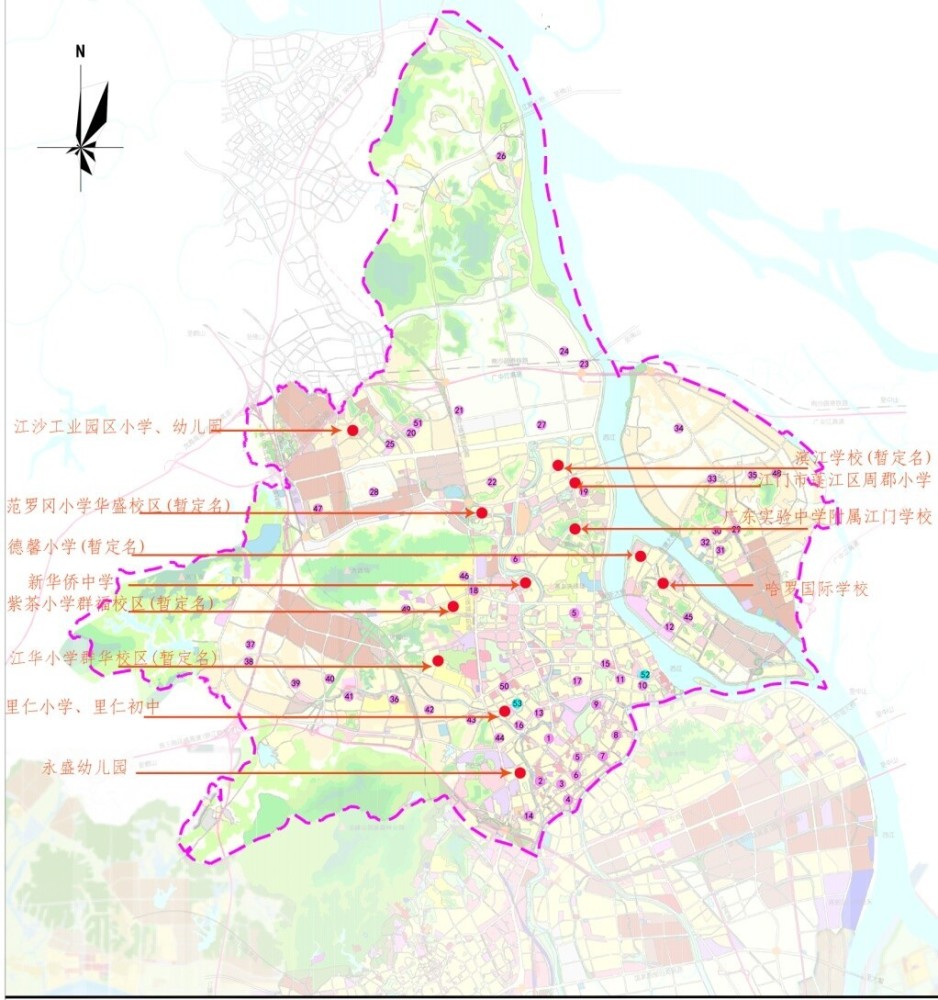 紫茶範小將建新校區蓬江擬三年新增上萬個優質學位