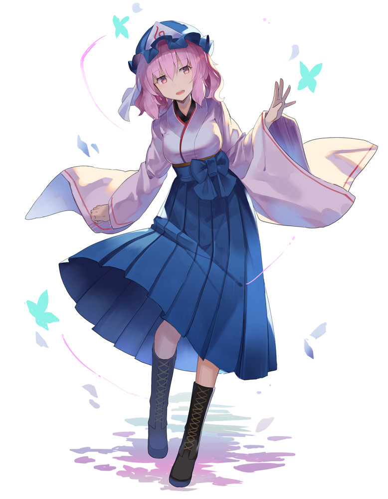 "墨樱落无痕,白楼寂无声",东方系列人物美图