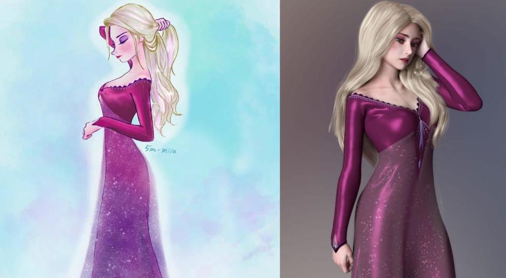 现实中穿不了公主裙空有一颗公主心迪士尼公主便装穿起来