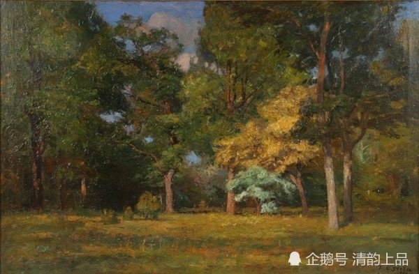 约翰·奥蒂斯·亚当斯|美国印象派画家和教育家，约翰·奥蒂斯·亚当斯，油画作品欣赏