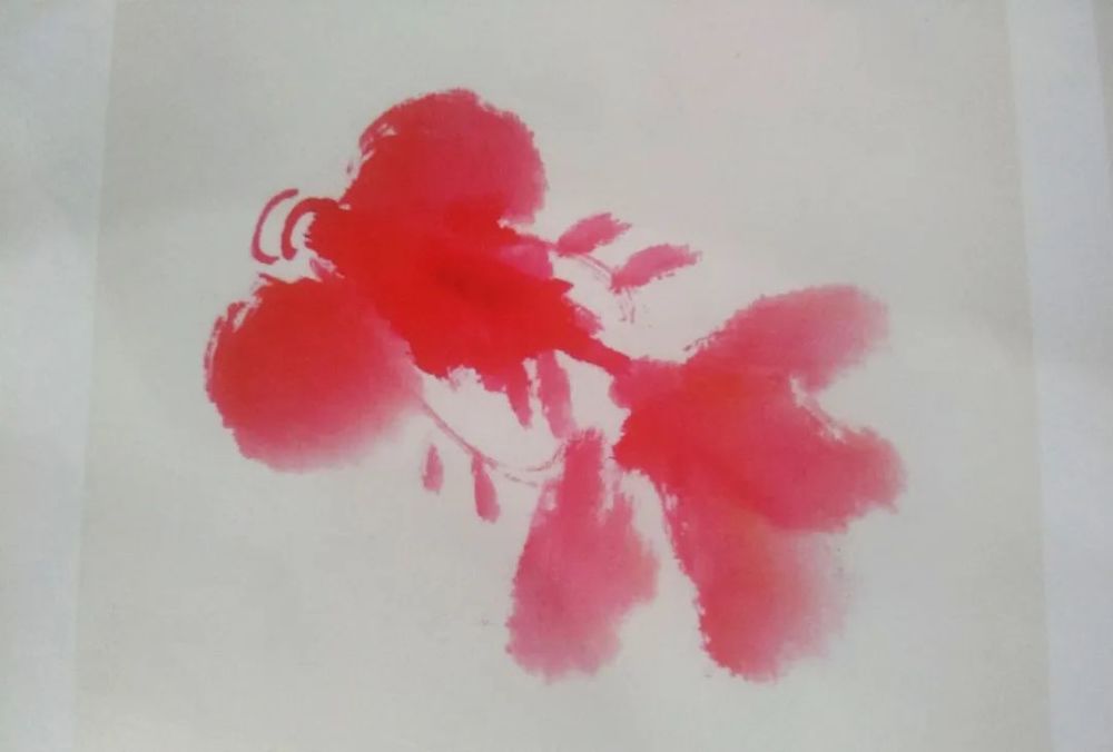 画法|国画技法6：色彩金鱼的画法