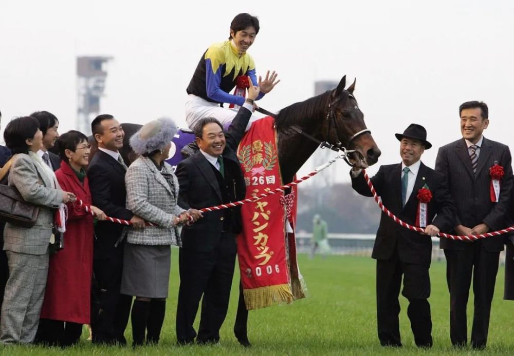 日本最著名的骑师武丰和"大震撼"所向披靡"大震撼"离世后,武丰说道"