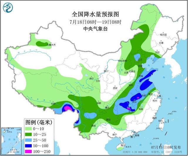 大到暴雨|华东局地超40度！“千里气河”进入我国，局地有暴雨、大暴雨