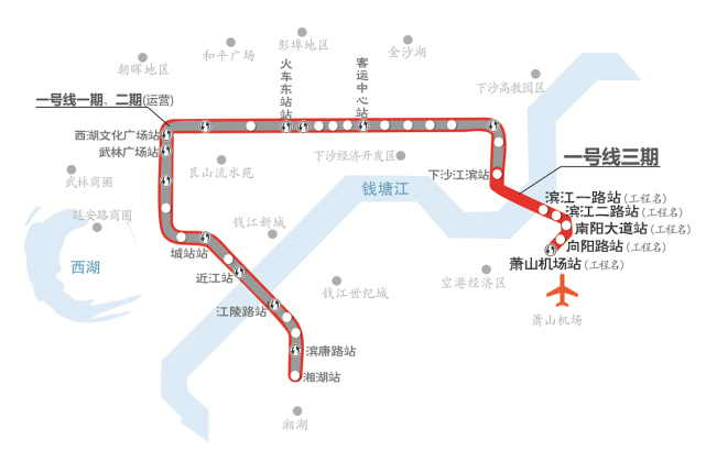 杭州地铁1号线三期6号线一期杭富城际铁路7号线江南段实现洞通
