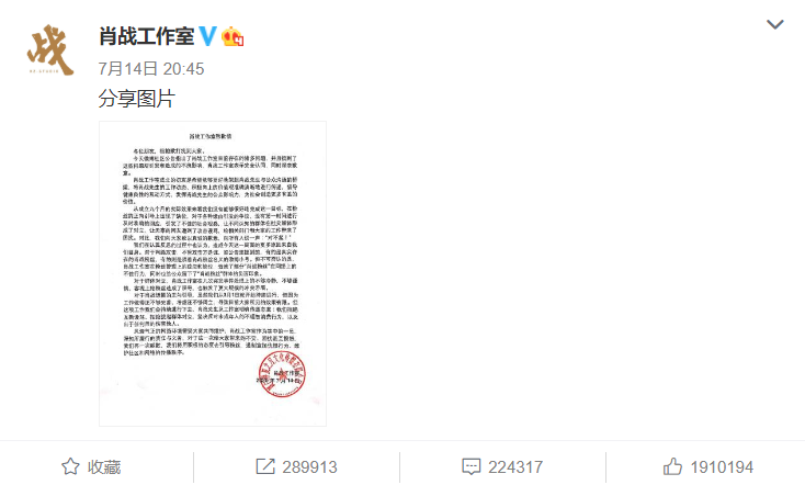 汪海林|汪海林再次点评肖战，称整顿饭圈对他而言是毁灭性的