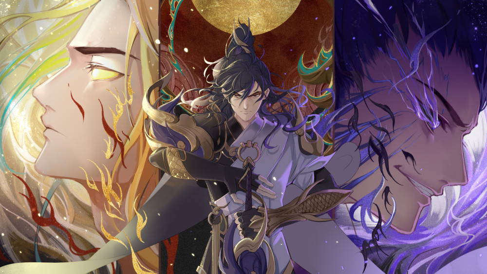 一念通天神魔无惧李信一念神魔同人插画